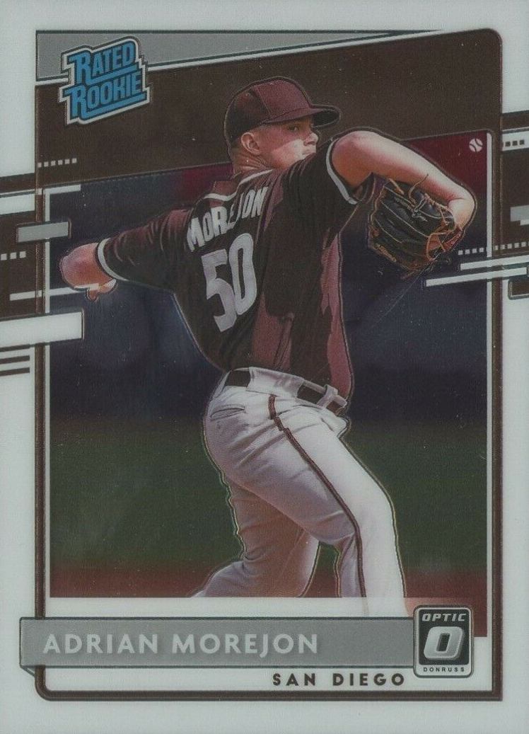 2020 Panini Donruss Optic Adrian Morejon #55 Baseball Card