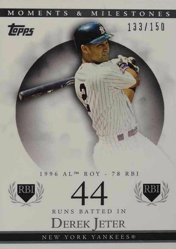 2007 Topps Moments & Milestones  Derek Jeter #82 Baseball Card