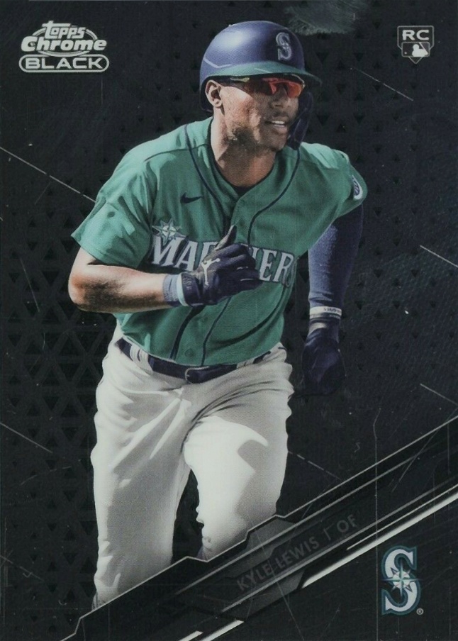 2020 Topps Chrome Black Kyle Lewis #98 Baseball Card