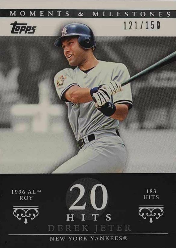 2007 Topps Moments & Milestones  Derek Jeter #83 Baseball Card