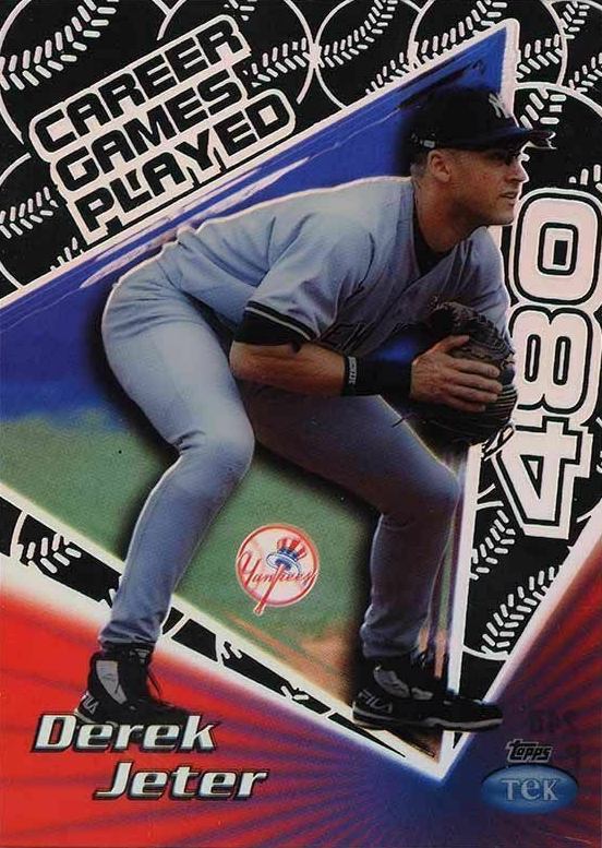 1999 Topps Tek Derek Jeter #24B Baseball Card