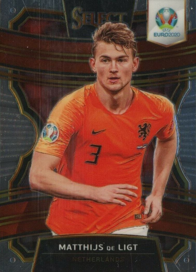 2020 Panini Select UEFA Euro Matthijs de Ligt #86 Soccer Card