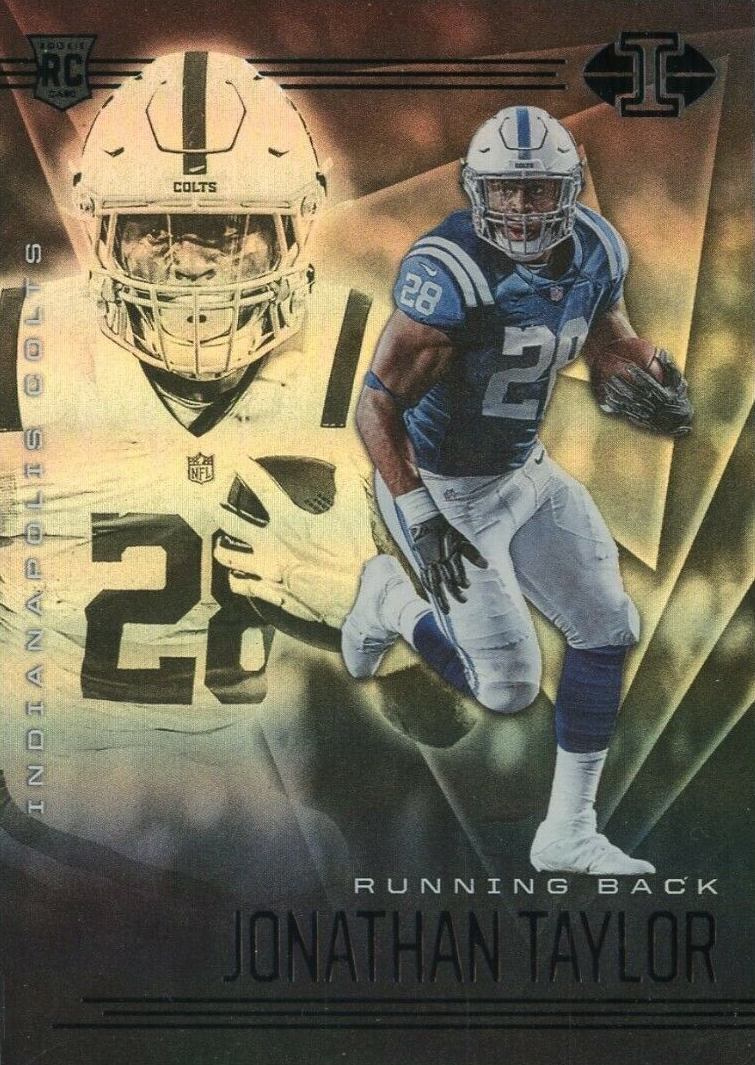 2020 Panini Illusions Jonathan Taylor #14 Football Card