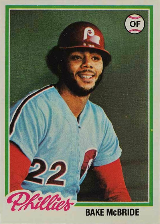 1978 Topps Bake McBride #340 Baseball Card