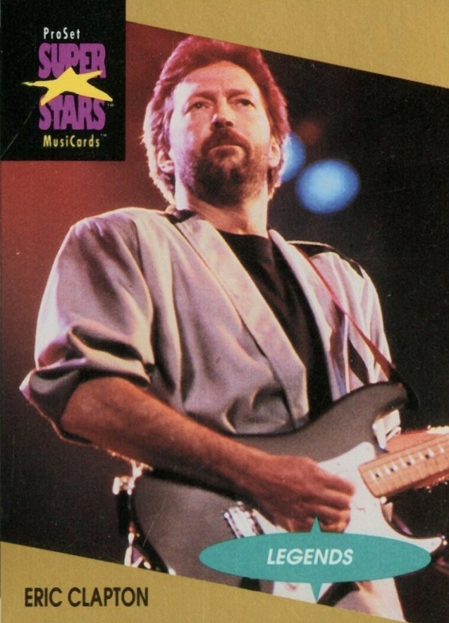 1991 Proset Superstars Musicards Eric Clapton #3 Non-Sports Card