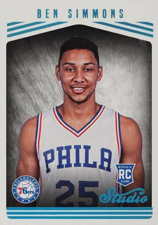 2016 Panini Studio Ben Simmons #184 Basketball Card