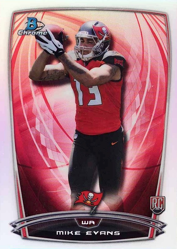 2014 Bowman Chrome  Mike Evans #170 Football Card