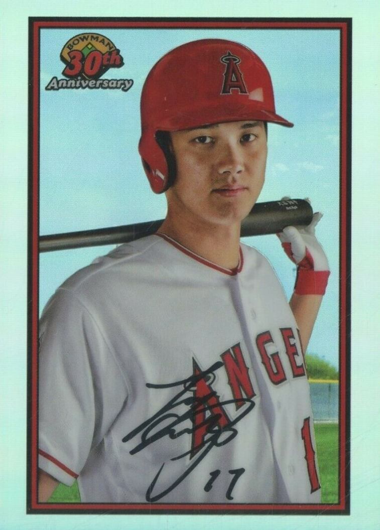 2019 Bowman 30th Anniversary Chrome Shohei Ohtani #SO Baseball Card