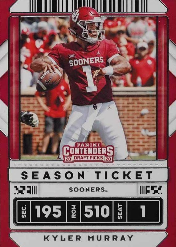 2020 Panini Contenders Draft Picks Kyler Murray #60 Football Card