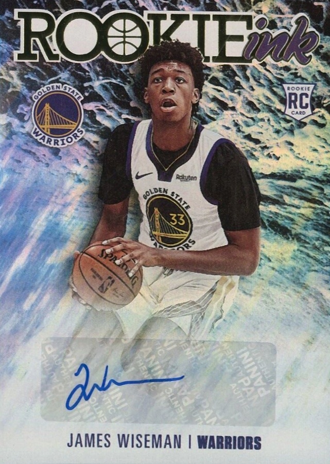 2020 Panini Hoops Rookie Ink James Wiseman #JWS Basketball Card