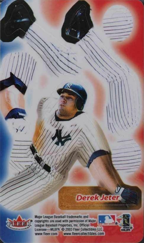 2003 Fleer 3D Derek Jeter # Baseball Card