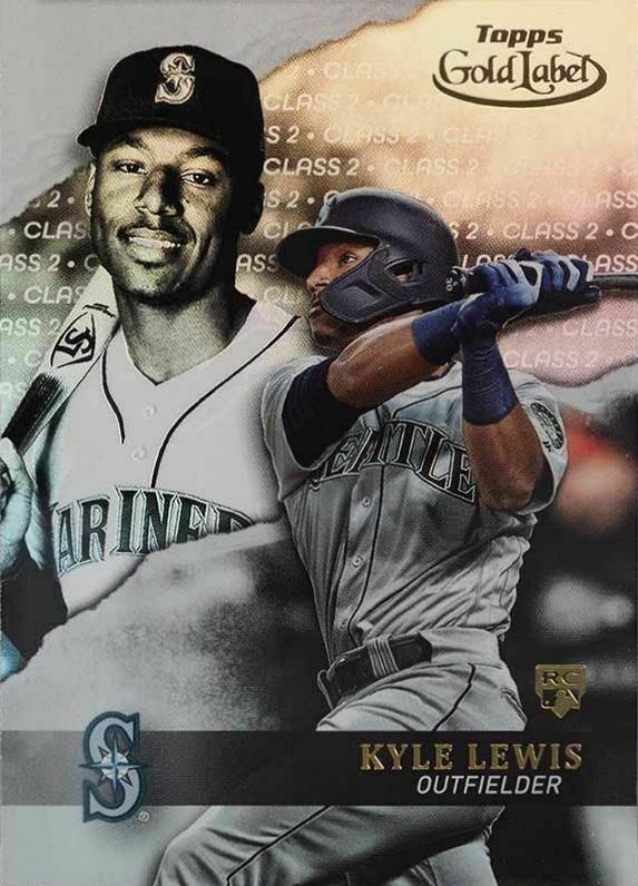 2020 Topps Gold Label  Kyle Lewis #87 Baseball Card