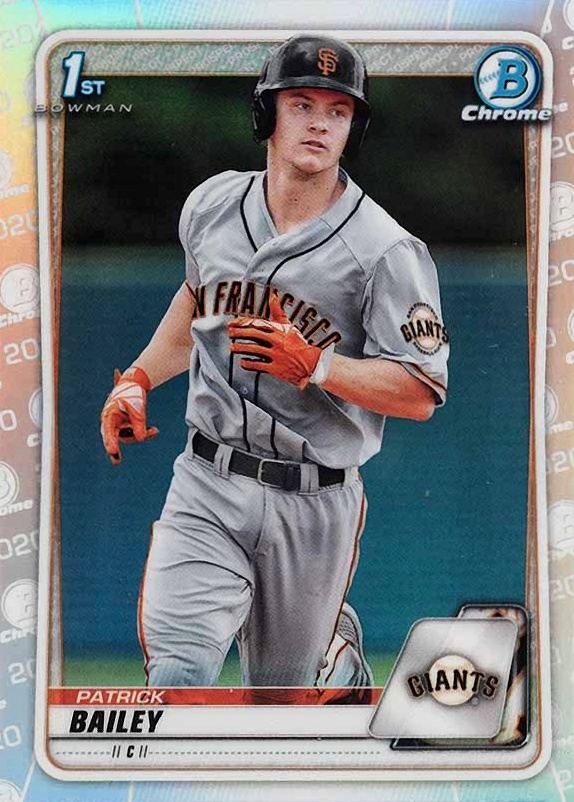 2020 Bowman Draft Patrick Bailey #BD146 Baseball Card