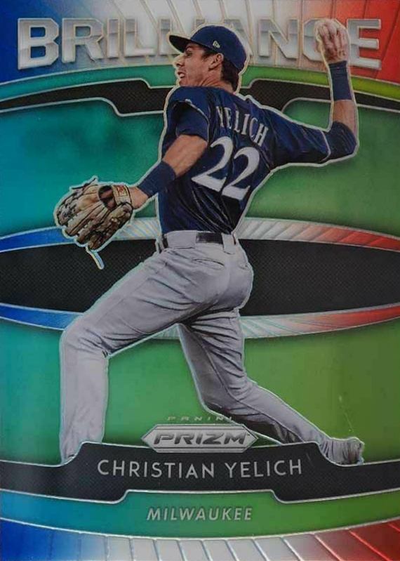 2020 Panini Prizm Brilliance Christian Yelich #B6 Baseball Card
