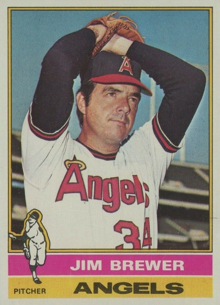 1976 Topps Jim Brewer #459 Baseball Card