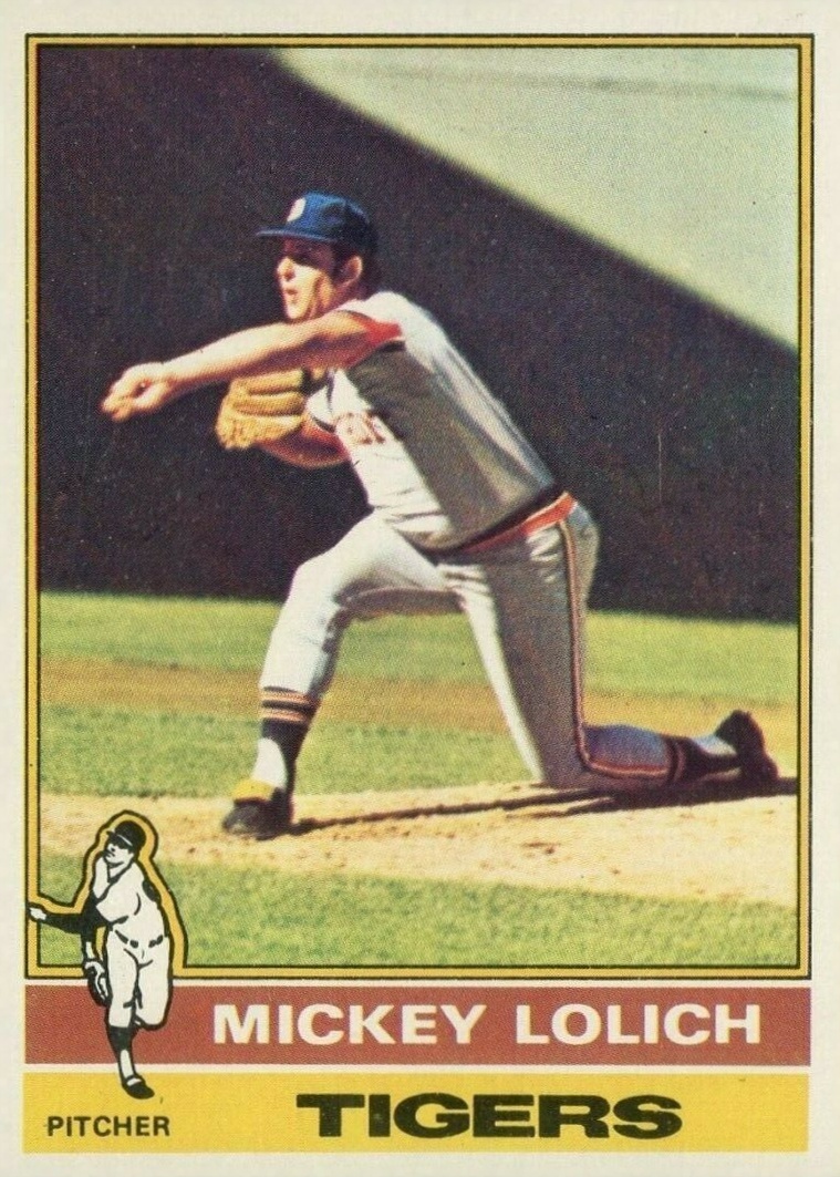 1976 Topps Mickey Lolich #385 Baseball Card