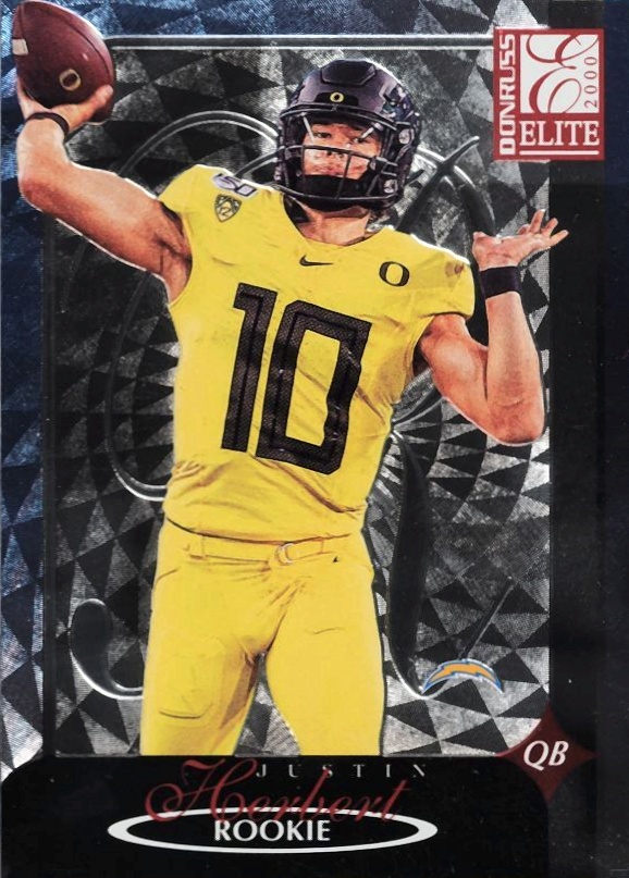 2020 Panini Donruss Elite 2000 Elite Rookies Justin Herbert #JH Football Card