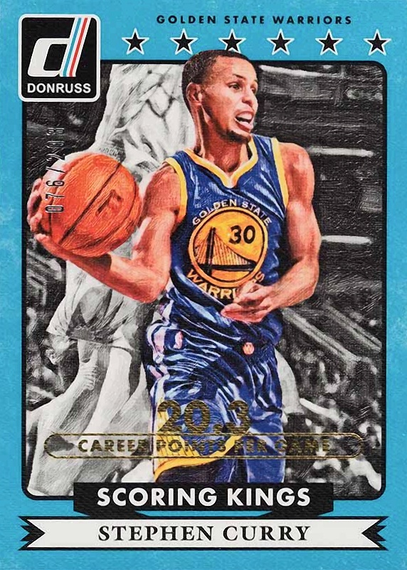 2014 Panini Donruss Scoring Kings Stephen Curry #39 Basketball Card