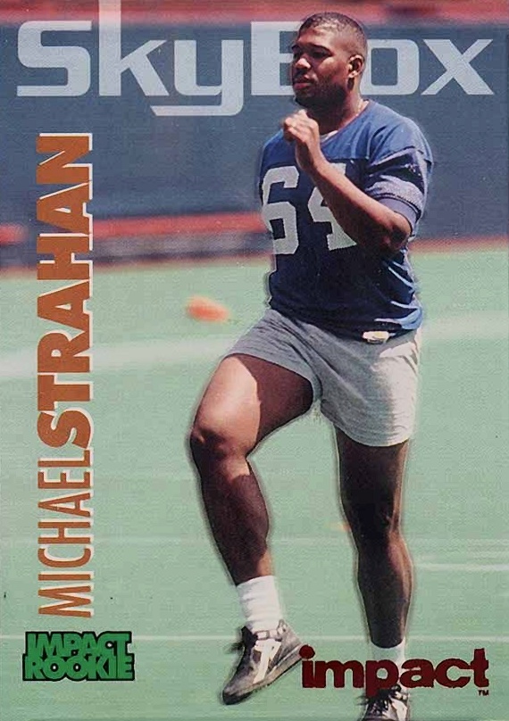 1993 Skybox Impact  Michael Strahan #398 Football Card