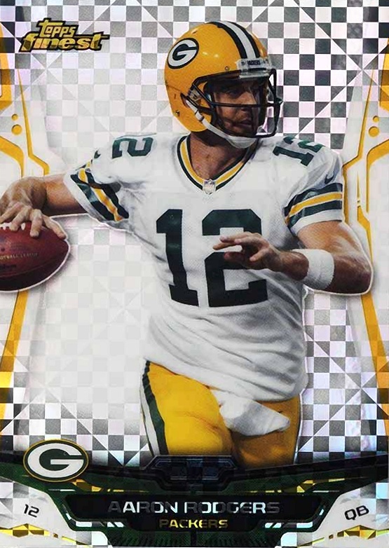 2014 Finest Aaron Rodgers #89 Football Card