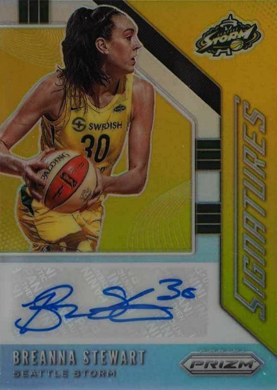 2020 Panini Prizm WNBA Signatures Breanna Stewart #SGBAS Basketball Card