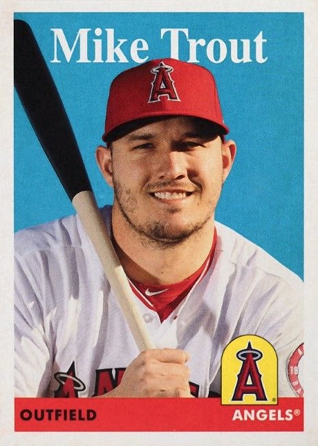 2019 Topps Archives Mike Trout #83 Baseball Card