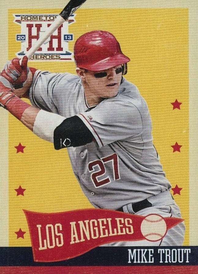 2013 Panini Hometown Heroes Mike Trout #224 Baseball Card