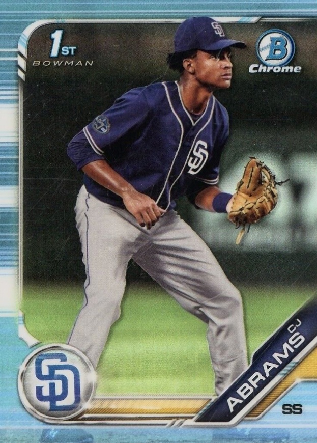 2019 Bowman Draft CJ Abrams #BD85 Baseball Card