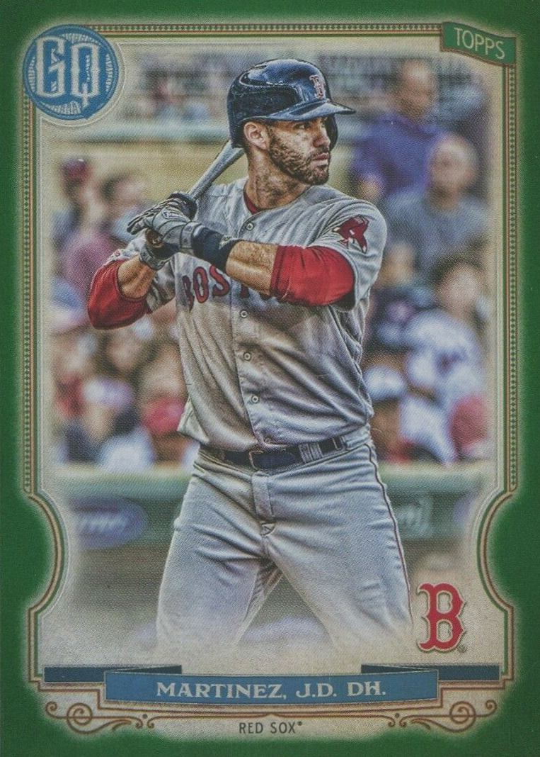 2020 Topps Gypsy Queen J.D. Martinez #195 Baseball Card