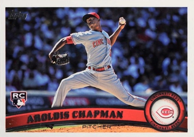 2011 Topps Aroldis Chapman #110 Baseball Card