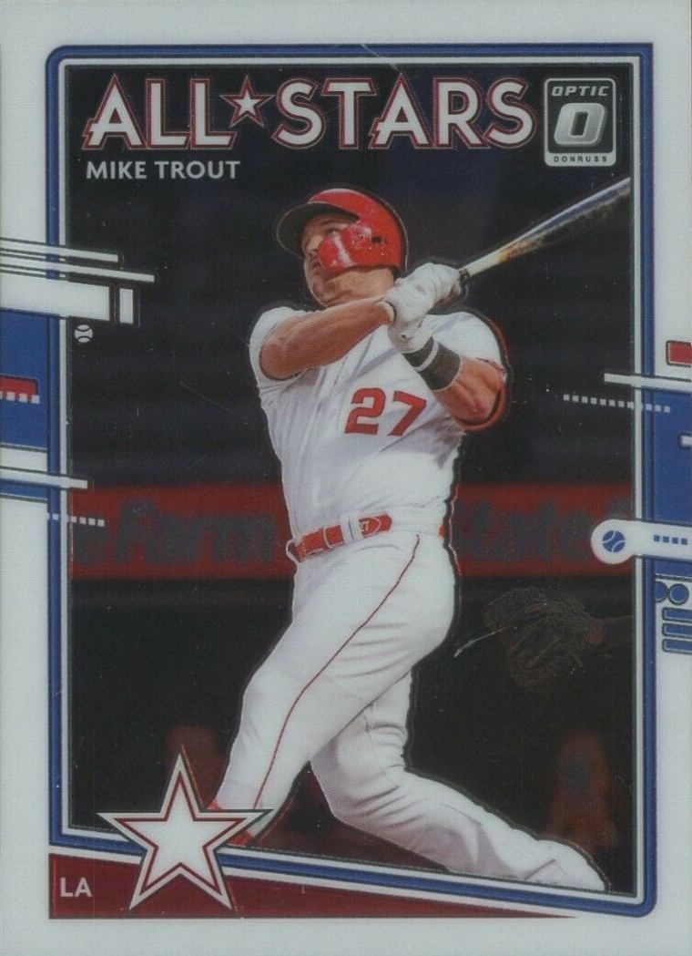 2020 Panini Donruss Optic Mike Trout #197 Baseball Card