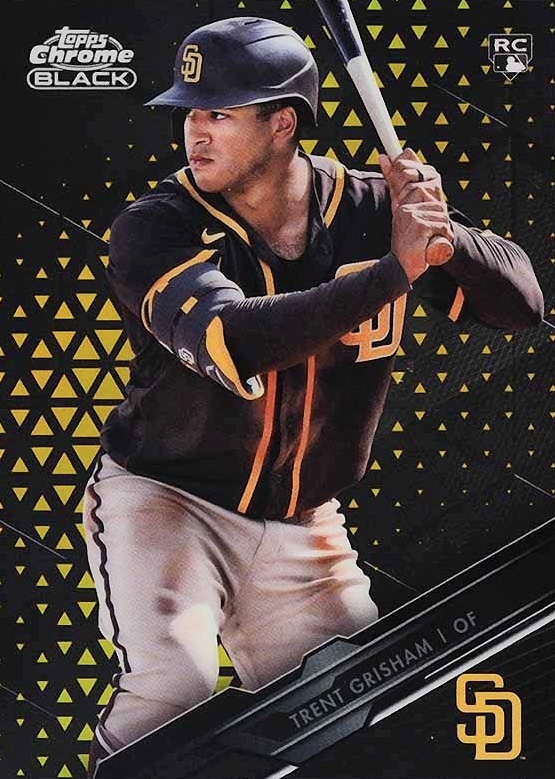 2020 Topps Chrome Black Trent Grisham #12 Baseball Card