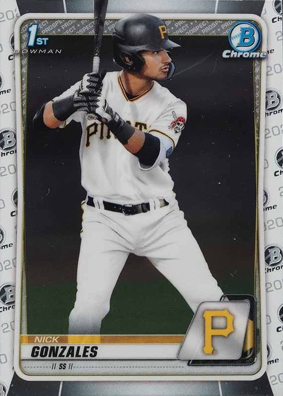 2020 Bowman Draft Nick Gonzales #BD81 Baseball Card