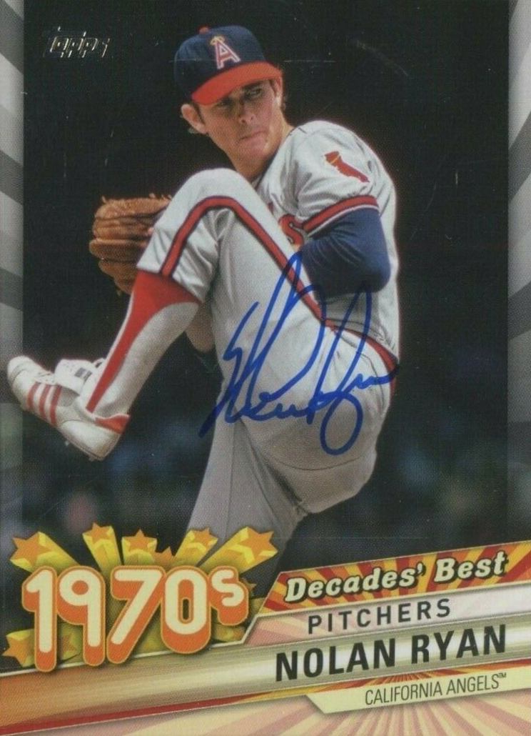 2020 Topps Decades' Best Nolan Ryan #DB37 Baseball Card