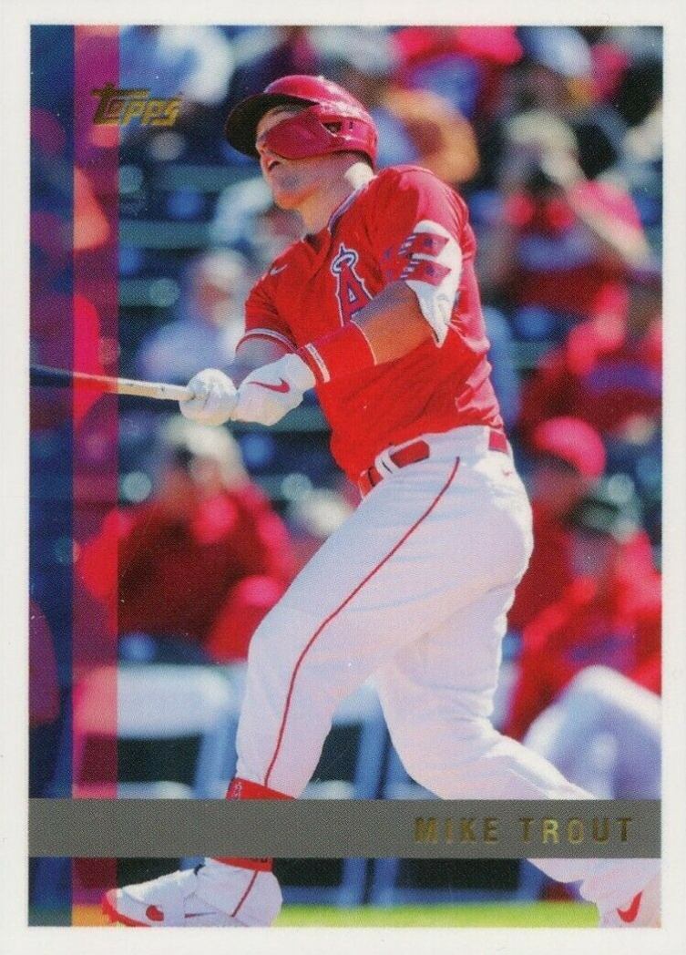 2020 Topps Throwback Thursday Mike Trout #113 Baseball Card