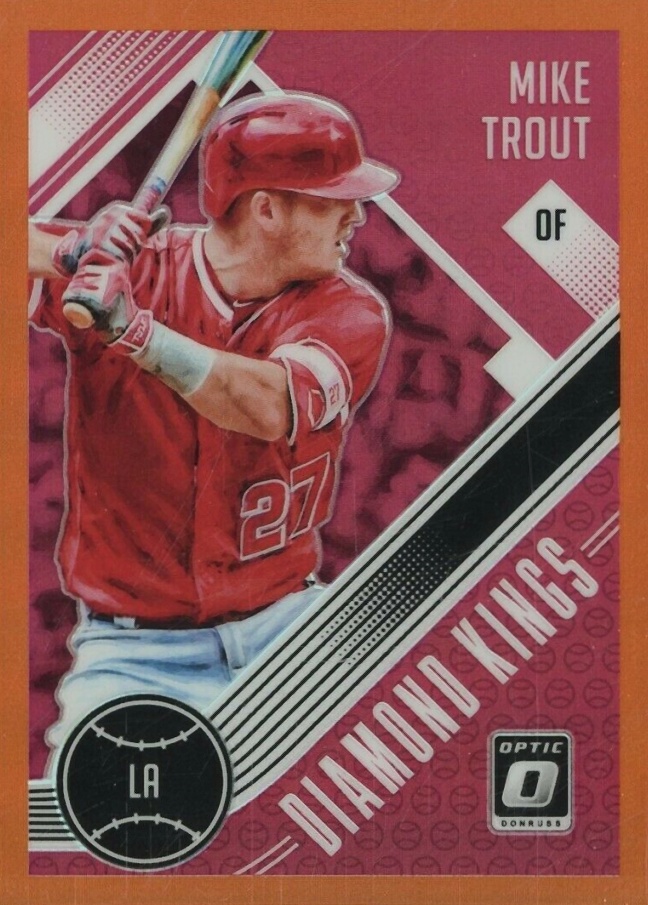 2018 Panini Donruss Optic Mike Trout #13 Baseball Card