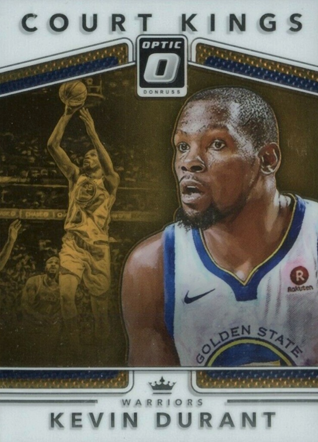 2017 Panini Donruss Optic Court Kings Kevin Durant #36 Basketball Card