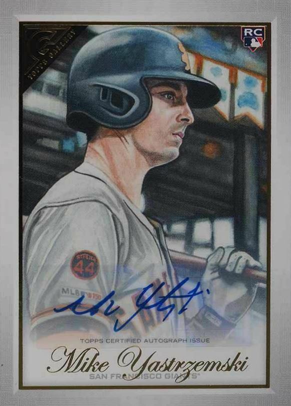 2019 Topps Gallery Mike Yastrzemski #102 Baseball Card