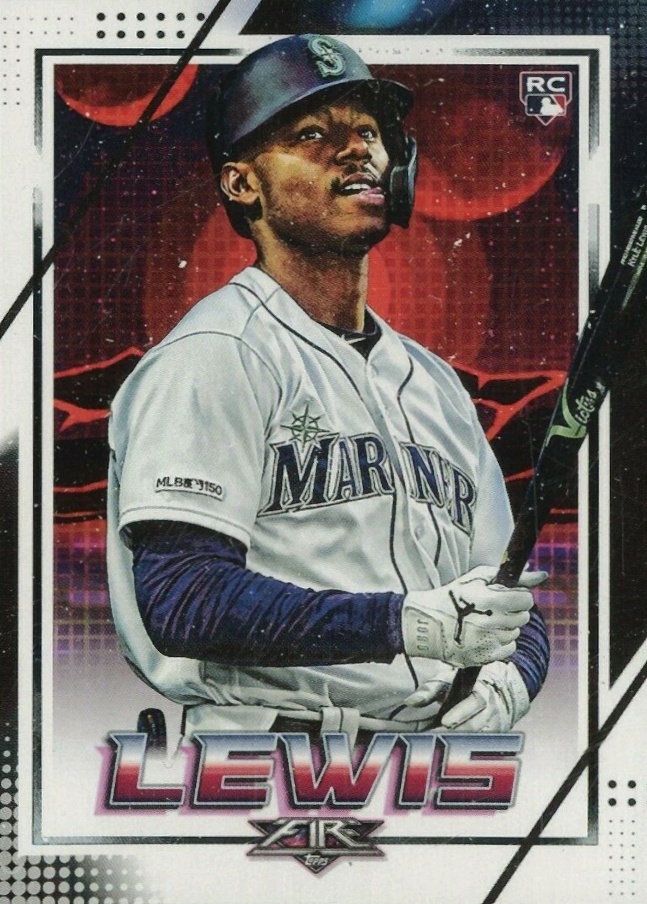 2020 Topps Fire Kyle Lewis #130 Baseball Card