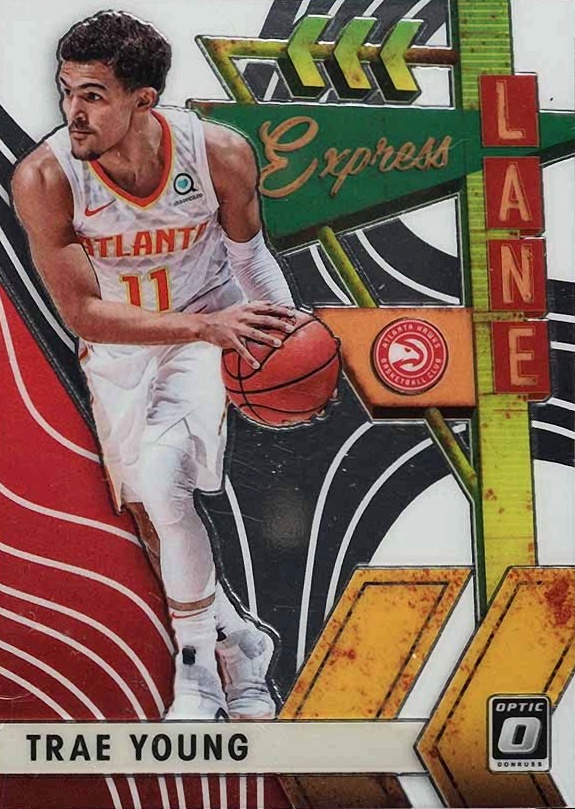 2019 Panini Donruss Optic Express Lane Trae Young #17 Basketball Card