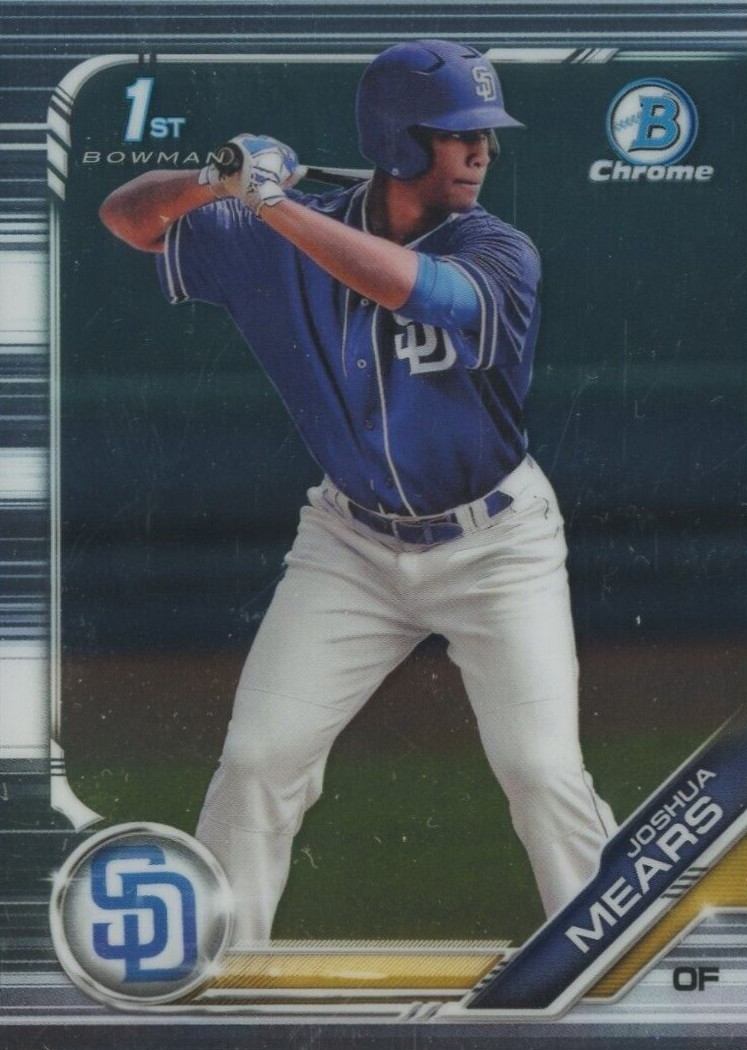 2019 Bowman Draft Joshua Mears #BDC180 Baseball Card