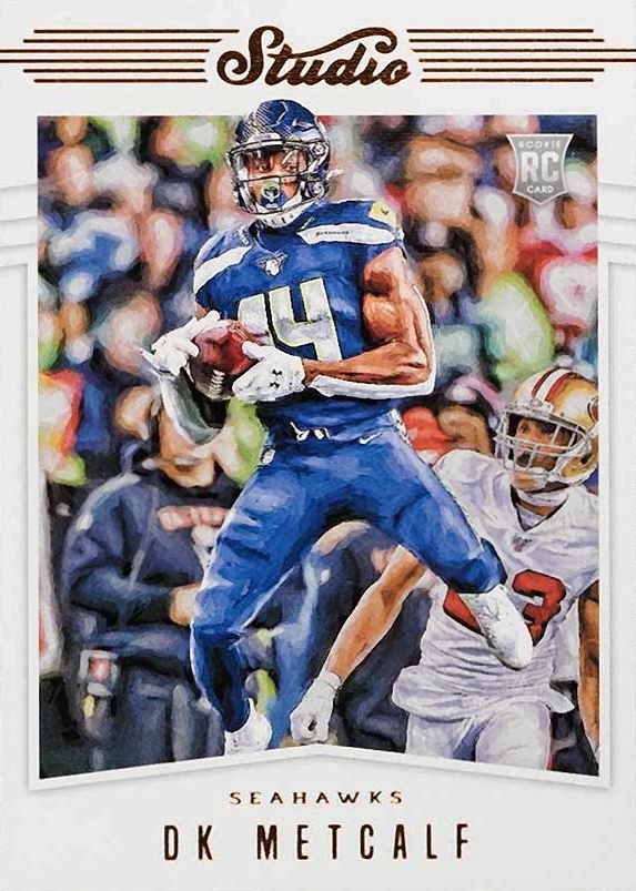 2019 Panini Chronicles Studio DK Metcalf #S12 Football Card