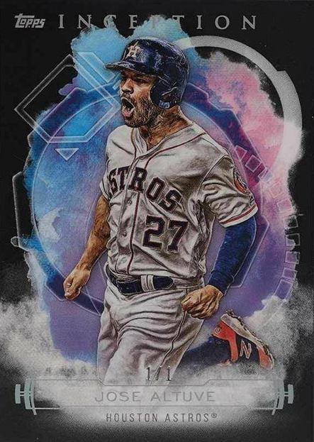 2019 Topps Inception Jose Altuve #79 Baseball Card