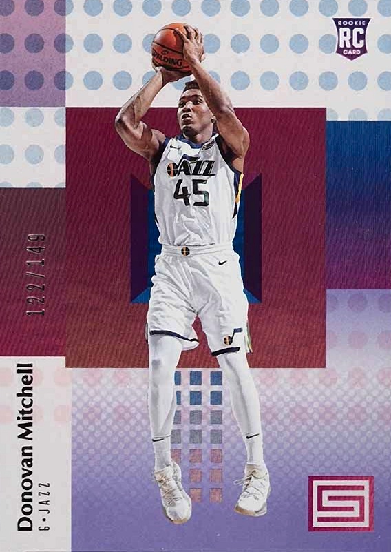 2017 Panini Status Donovan Mitchell #122 Basketball Card