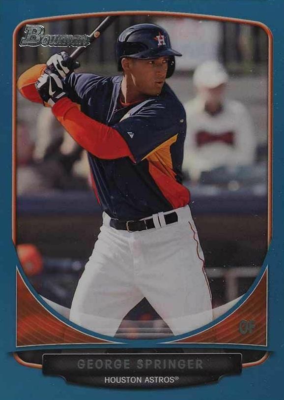 2013 Bowman Draft Picks & Prospects Top Prospects George Springer #TP-20 Baseball Card