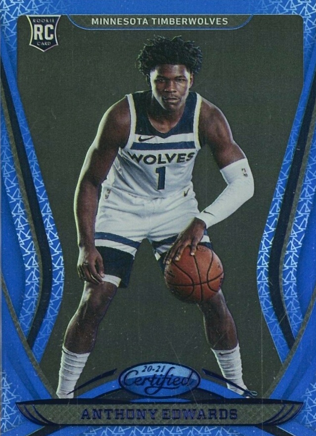 2020 Panini Certified Anthony Edwards #200 Basketball Card