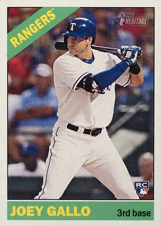 2015 Topps Heritage  Joey Gallo #647 Baseball Card