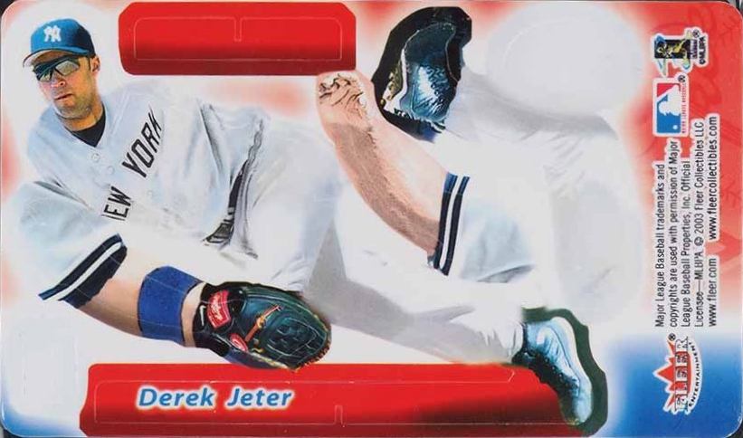 2003 Fleer 3D Derek Jeter # Baseball Card