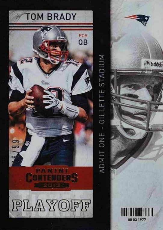 2013 Panini Contenders Tom Brady #67 Football Card