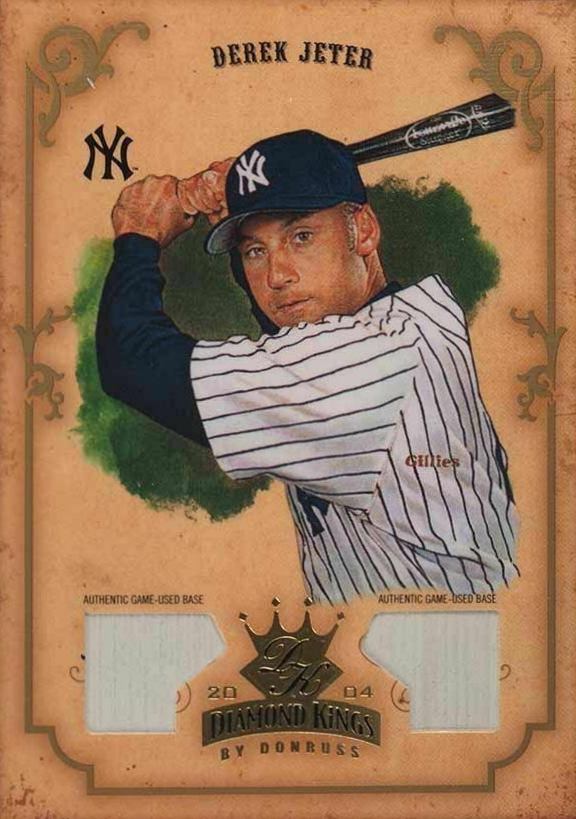 2004 Donruss Diamond Kings Derek Jeter #34 Baseball Card